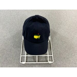 The Masters AUGUSTA Stitched Logo Adjustable Golf Hat (Men's One Size) Blue -